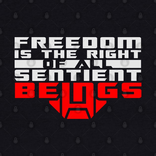 Freedom is the Right FLAT by JWDesigns